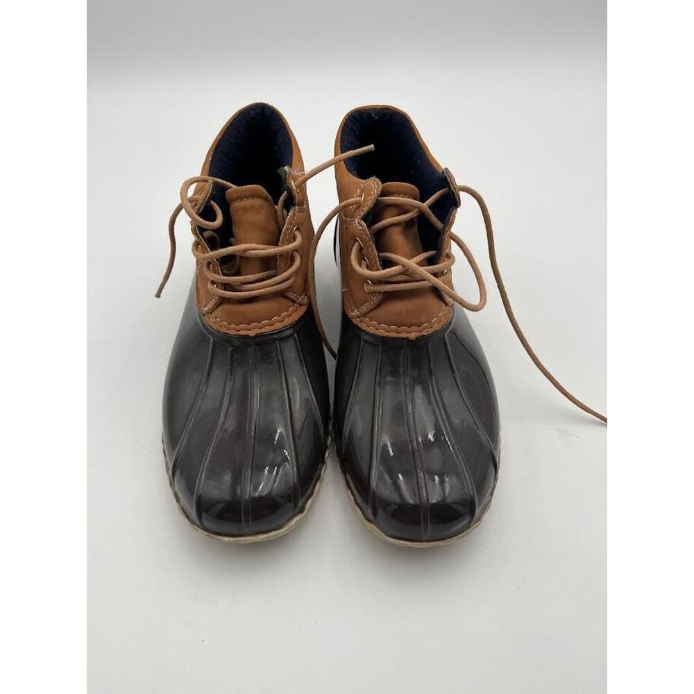 Tommy Hilfiger Womens Duck Boots size 8M Shoes Rain Boot Wheat brown